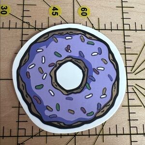 💜13/$13 +Bundle Sticker Sale| Donut Dessert Sprinkles Waterproof Sticker
